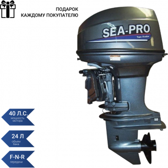 Подвесной лодочный мотор SEA-PRO T 40JS без насадки